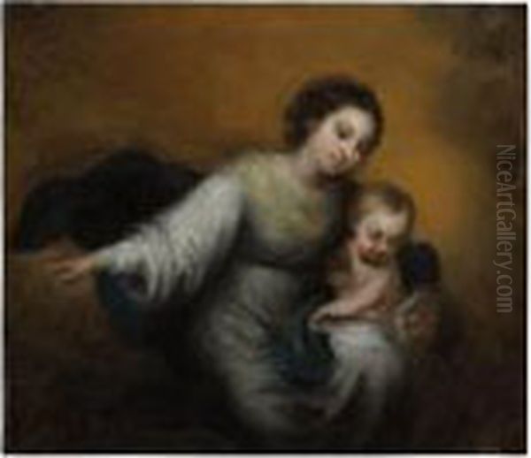 The Virgin And Child In The Clouds - view 1