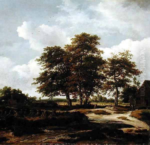Wooded Landscape with Cornfields 1655 60 - view 1