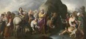 Moses Striking The Rock