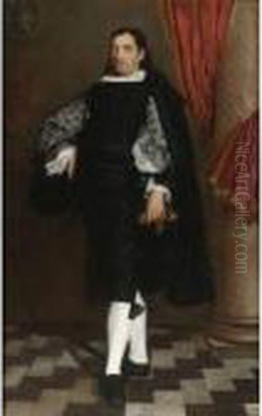 Portrait Of A Gentleman, Presumably A Member Of The Ostiglianifamily - view 1