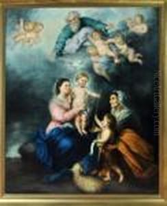 The Holy Family Or The Virgin Of Seville by Bartolome Esteban Murillo