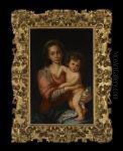 Madonna And Child by Bartolome Esteban Murillo