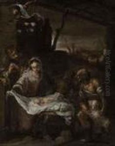 The Adoration Of The Shepherds by Bartolome Esteban Murillo
