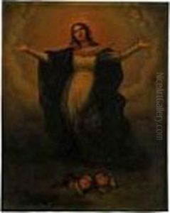 The Virgin In Glory by Bartolome Esteban Murillo