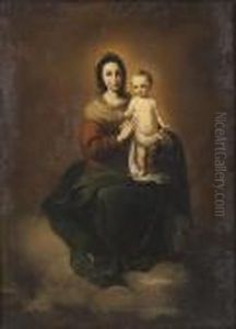 Madonna Mit Dem Kinde by Bartolome Esteban Murillo
