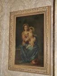 Madonna Of The Rosary by Bartolome Esteban Murillo