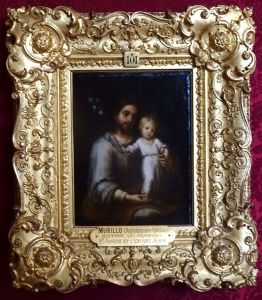 Saint Joseph Et L'enfant Jesus by Bartolome Esteban Murillo