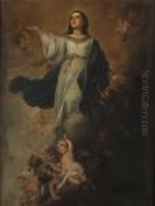 Jungfru Maria by Bartolome Esteban Murillo