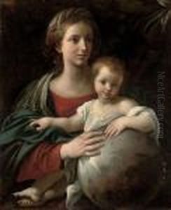 The Madonna And Child by Bartolome Esteban Murillo