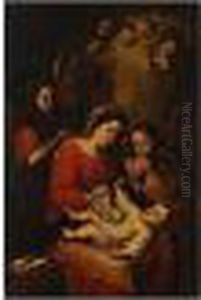 Virgen Con El Nino Yangeles by Bartolome Esteban Murillo