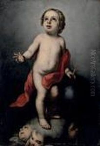 The Infant Christ Holding An Orb by Bartolome Esteban Murillo