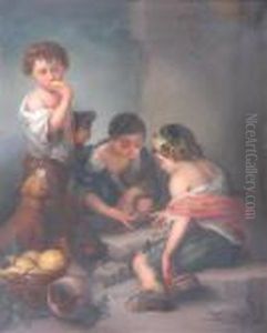 Boys Playing Dice