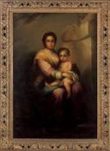 The Virgin And Child by Bartolome Esteban Murillo