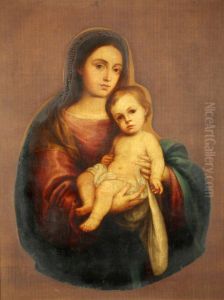 Virgin And Child by Bartolome Esteban Murillo