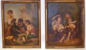 Les Jeunes Mendiants by Bartolome Esteban Murillo