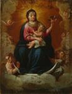 The Virgin In Glory by Bartolome Esteban Murillo