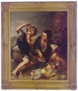 Beggar Boys Eating Grapes And Melons by Bartolome Esteban Murillo