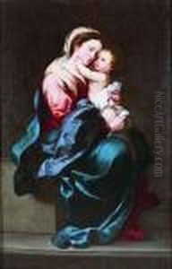 Virgen Con El Nino by Bartolome Esteban Murillo