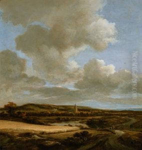 Landscape with Cornfield by Jacob Van Ruisdael
