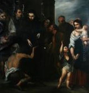 Beggars Outside The Church by Bartolome Esteban Murillo