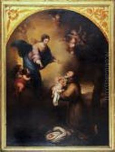 The Vision Of St. Felix Of Cantalicio by Bartolome Esteban Murillo