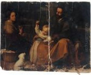 Die Heilige Familie by Bartolome Esteban Murillo