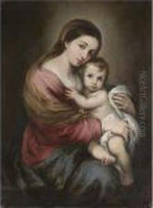 The Madonna And Child by Bartolome Esteban Murillo