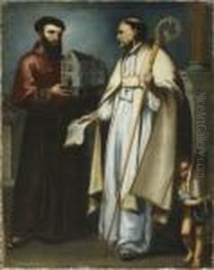 San Leandro Y San Buenaventura by Bartolome Esteban Murillo