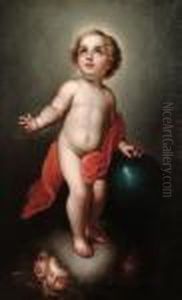 Christ Child Blessing by Bartolome Esteban Murillo