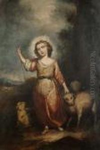 The Infant Christ As The Good Shepherd by Bartolome Esteban Murillo