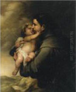 Saint Antony Of Padua And The Christ Child by Bartolome Esteban Murillo