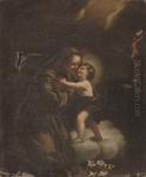 Saint Francis With The Christ Child - view 1