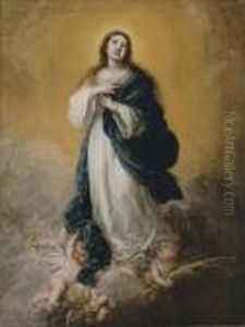 The Immaculate Conception, A Modello by Bartolome Esteban Murillo