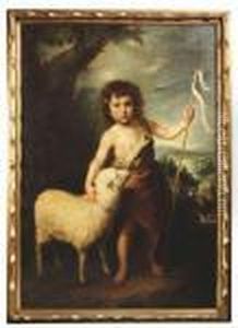 The Infant St John by Bartolome Esteban Murillo
