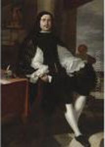 Portrait Of Giovanni Battista Priaroggia by Bartolome Esteban Murillo