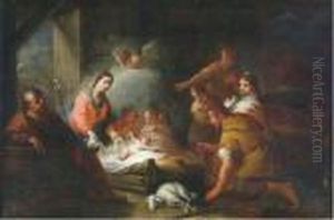 The Adoration Of The Shepherds by Bartolome Esteban Murillo