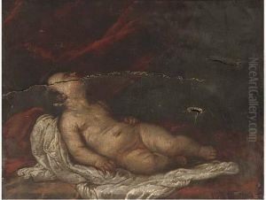 The Sleeping Christ Child by Bartolome Esteban Murillo