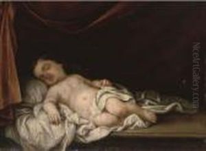 The Sleeping Christ Child by Bartolome Esteban Murillo
