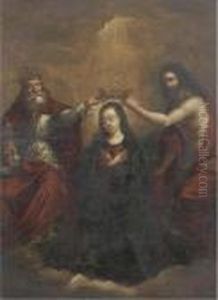 The Coronation Of The Virgin by Bartolome Esteban Murillo