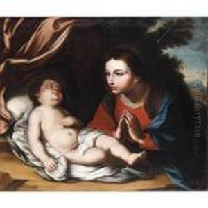 The Madonna And Child by Bartolome Esteban Murillo