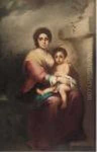 The Madonna And Child by Bartolome Esteban Murillo