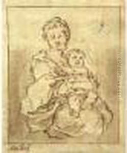 Vierge A L'enfant by Bartolome Esteban Murillo