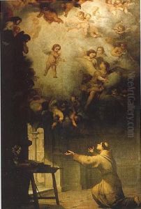 The Vision Of Saint Anthony Of Padua by Bartolome Esteban Murillo