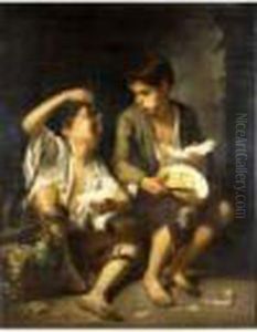 The Grape Andmelon Eaters by Bartolome Esteban Murillo