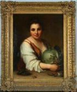 Girl With Cabbage