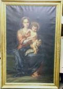 Madonna And Child by Bartolome Esteban Murillo