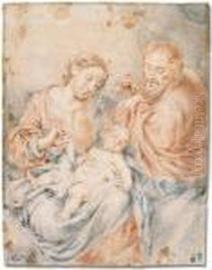 The Holy Family by Bartolome Esteban Murillo