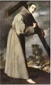 Saint Diego D'alcala by Bartolome Esteban Murillo