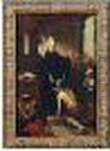 St Thomas Of Villanueva Giving Alms To The Poor by Bartolome Esteban Murillo