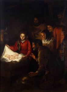 The Adoration Of The Shepherds by Bartolome Esteban Murillo